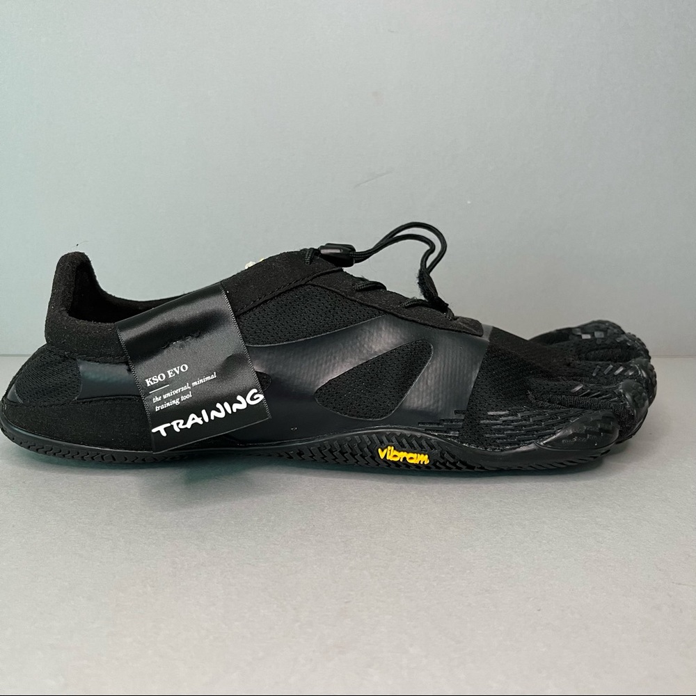 Vibram Fivefinger Men’s KSO EVO Black Yellow Training Shoes Size EUR 45 Us 11